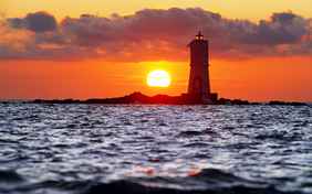 Der Leuchtturm hat dem Hotel seinen Namen gegeben